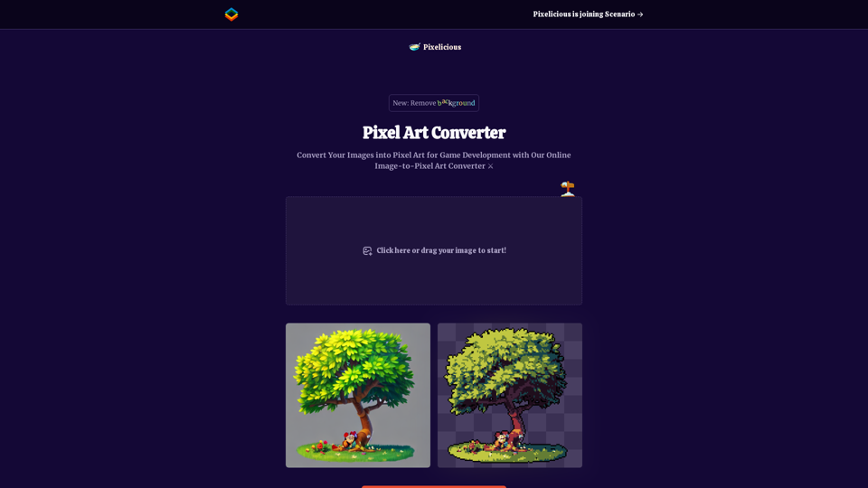 Pixelicious  AI Website