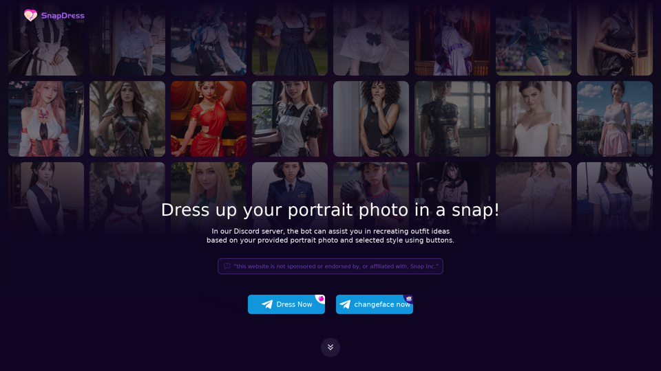 SnapDress: Dress up in a snap!