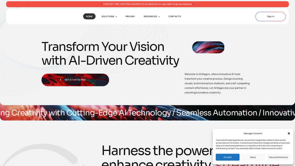 AI Magicx: Your Creative Powerhouse