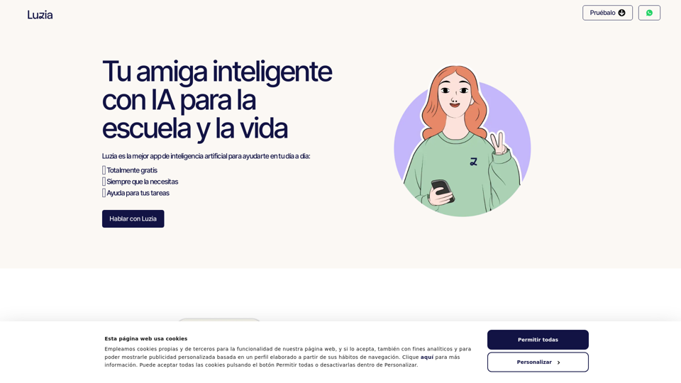 Luzia: Tu asistente inteligente a un clic