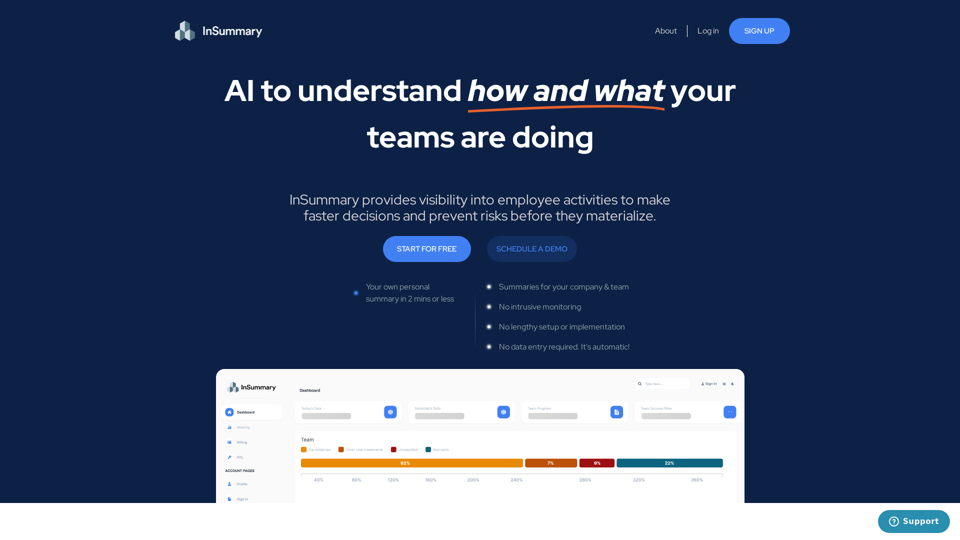 InSummary - Work Summaries for you and your team