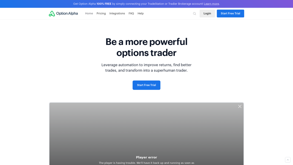 Option Alpha | Be a more powerful options trader