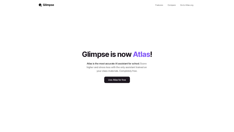 Glimpse — AI browser extension that works smarter, not harder