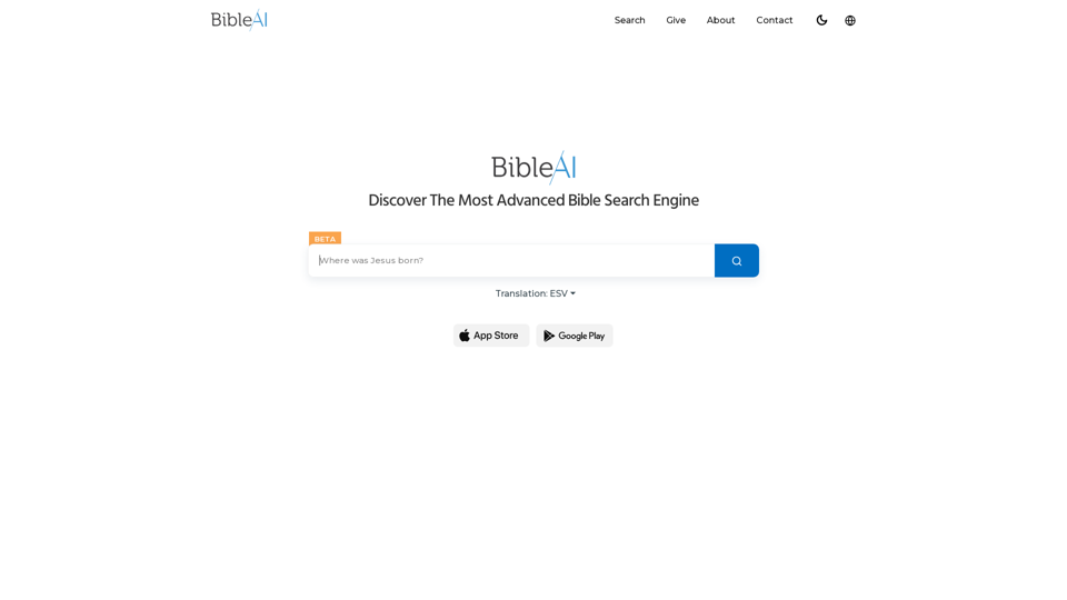 Bible AI - Bible Search Questions & Answers using AI