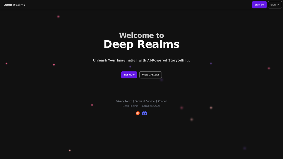 Welcome | Deep Realms