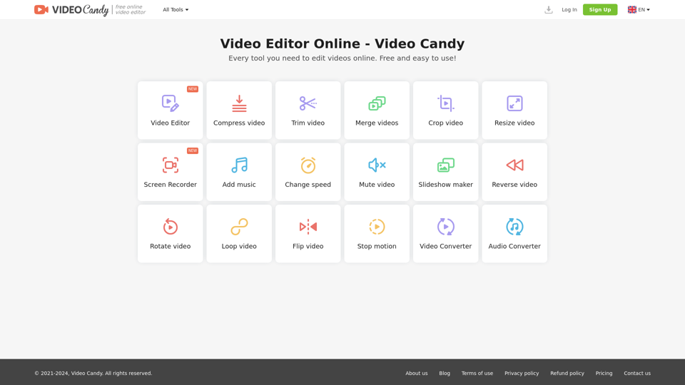 Video Candy - Online Video Editor