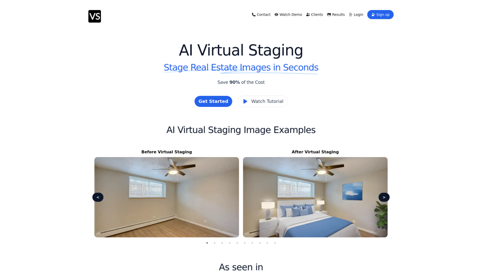 AI Virtual Staging - Stage Real Estate Images in Seconds