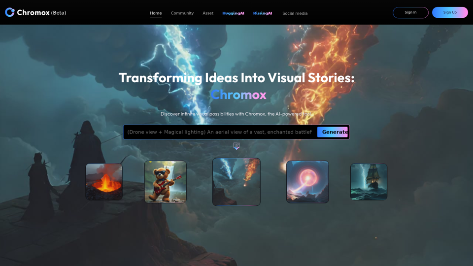 Chromox-Transforming Ideas into Visual Stories