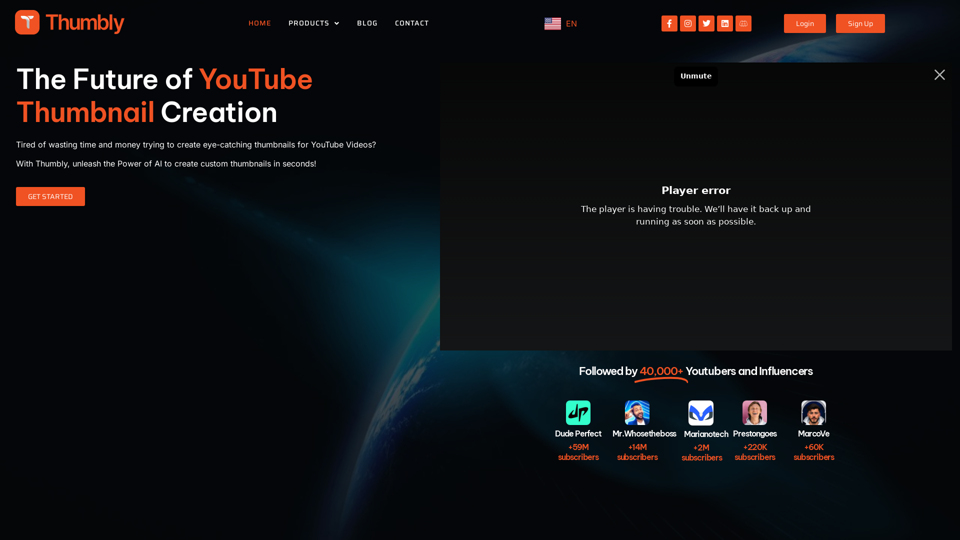 Thumbly: Generate clickbait YouTube thumbnails with Al