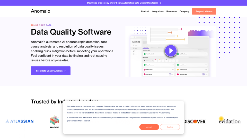 Anomalo | Automated AI Data Quality Software