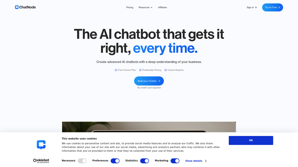 ChatNode | The Chatbot that Always Delivers the Right Answer