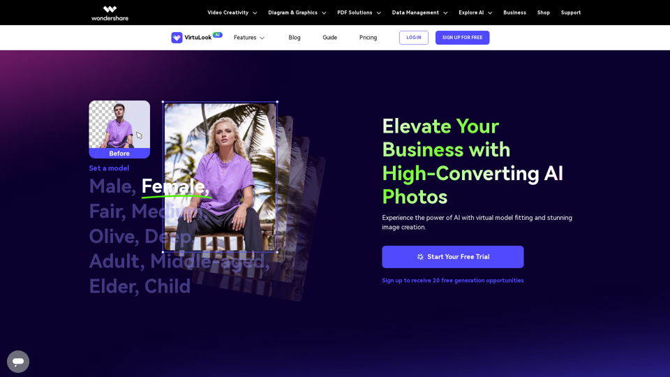 VirtuLook Product Photo Generator - Get 10x More High-Quality Photographs for Products