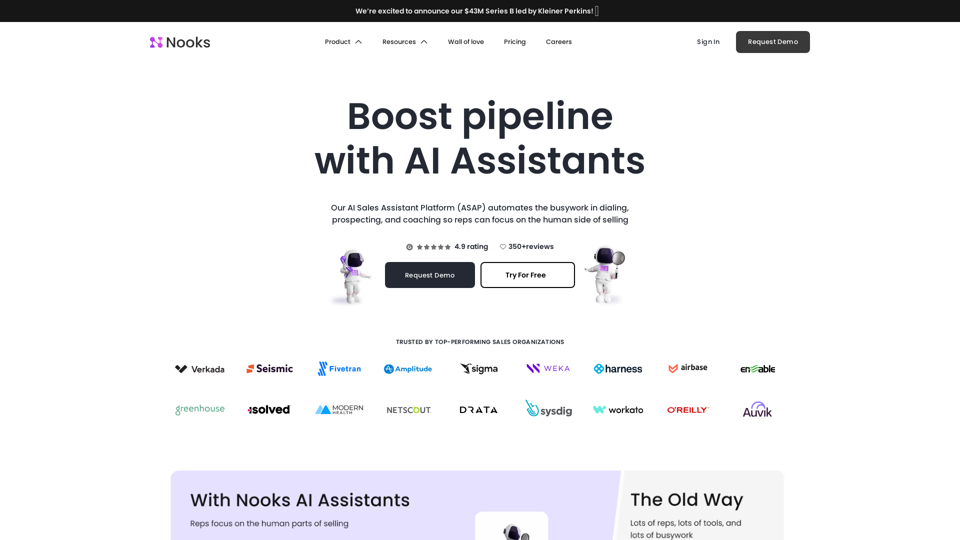 Nooks - AI Sales Assistant Platform