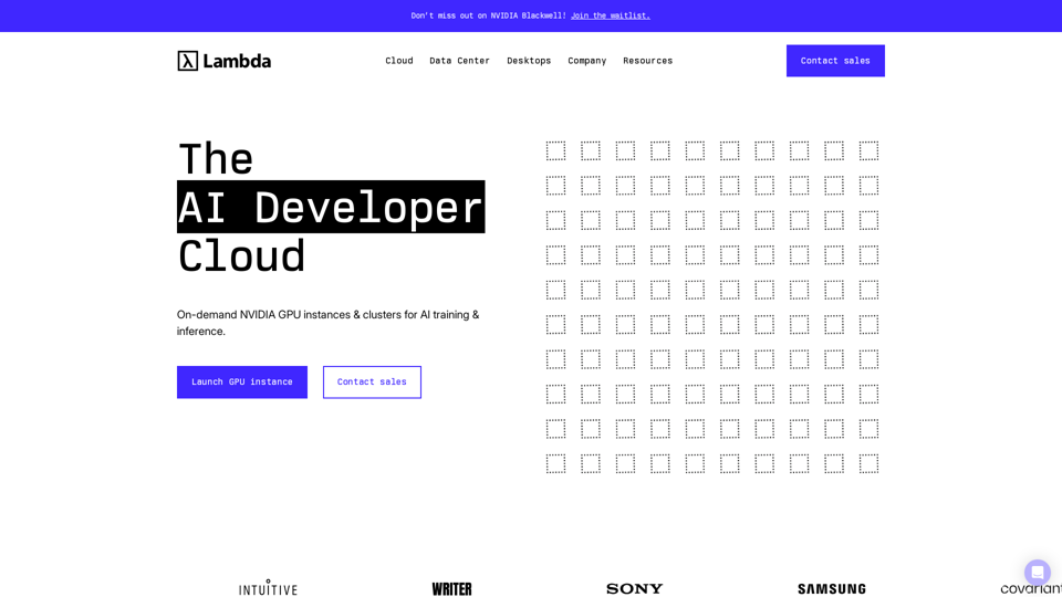 Lambda | GPU Compute for AI
