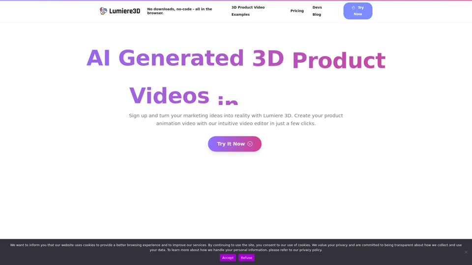 Cinematic 3D Product Videos for Reels / Shorts / Tiktok