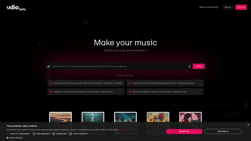 Udio | AI Music Generator - Official Website