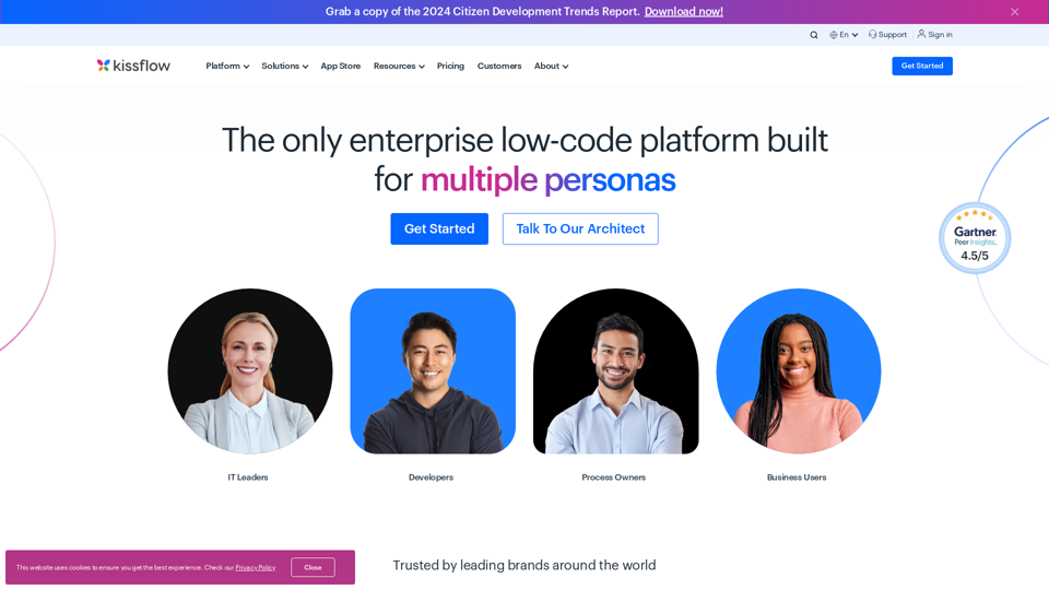 Kissflow: AI-Powered Low-Code Application Development Platform