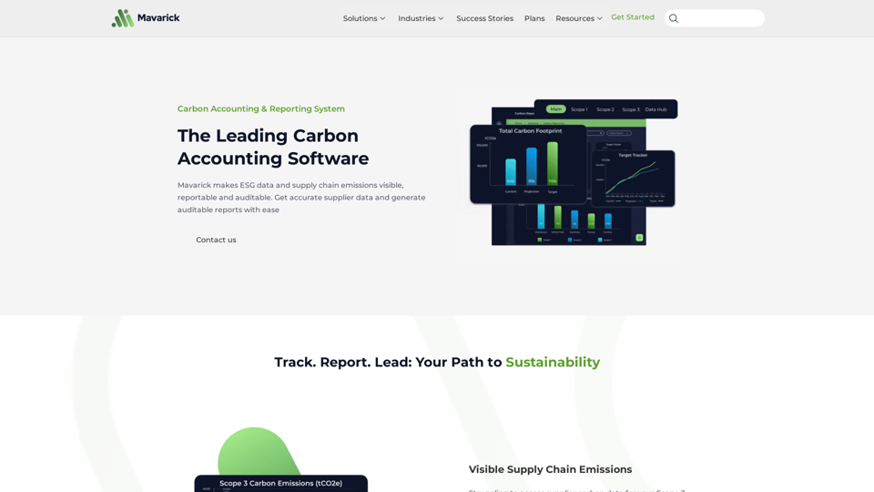 Best Carbon Accounting Software Platform in 2024 | Mavarick AI