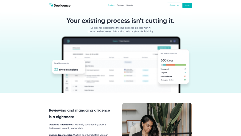 Deeligence | Accelerating The Due Diligence Process