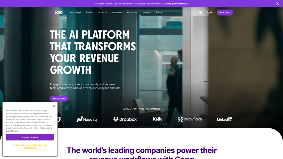 Gong - Revenue Intelligence Platform